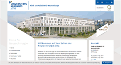 Desktop Screenshot of neurochirurgie.uniklinikum-jena.de