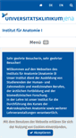Mobile Screenshot of anatomie1.uniklinikum-jena.de