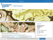 Tablet Screenshot of anatomie1.uniklinikum-jena.de